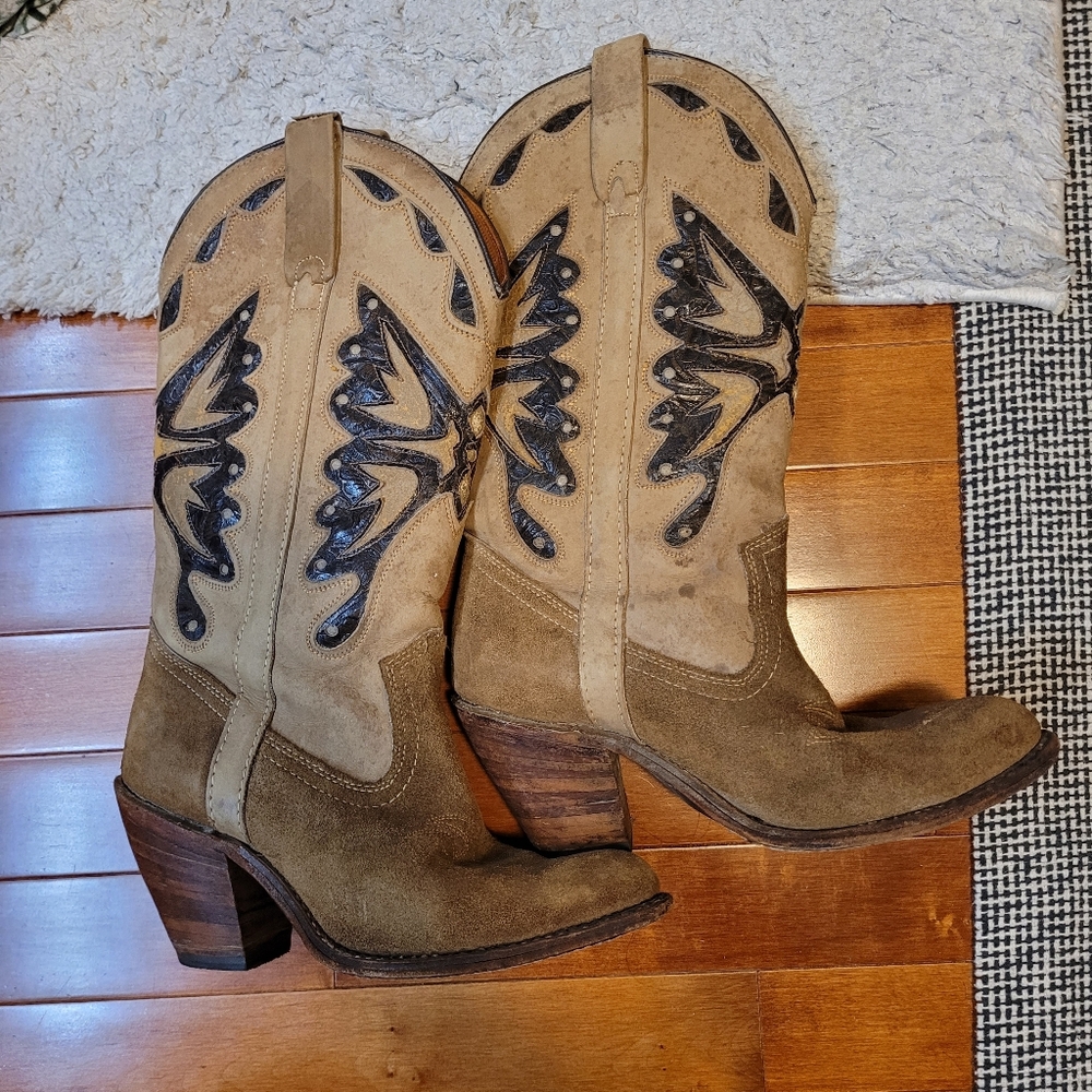 Britney Spears Miss Capezio Butterfly Cowboy Boots